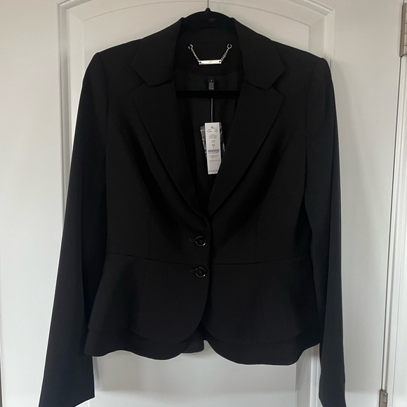 White House Black Market - Black - All Season Blazer Jacket - Size 4 - NEW - Picture 12 of 13